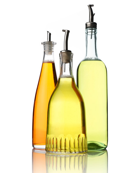 Oils in bottles